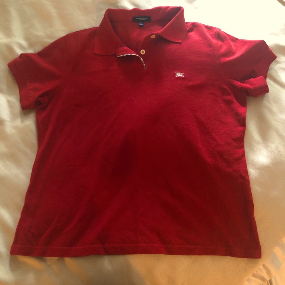 Burberry polo shirt red Size XL kids